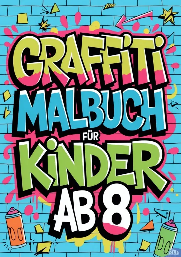 Cover: 9783818761189 | Graffiti Malbuch für Kinder ab 8 | Anne Dreams | Taschenbuch | Deutsch