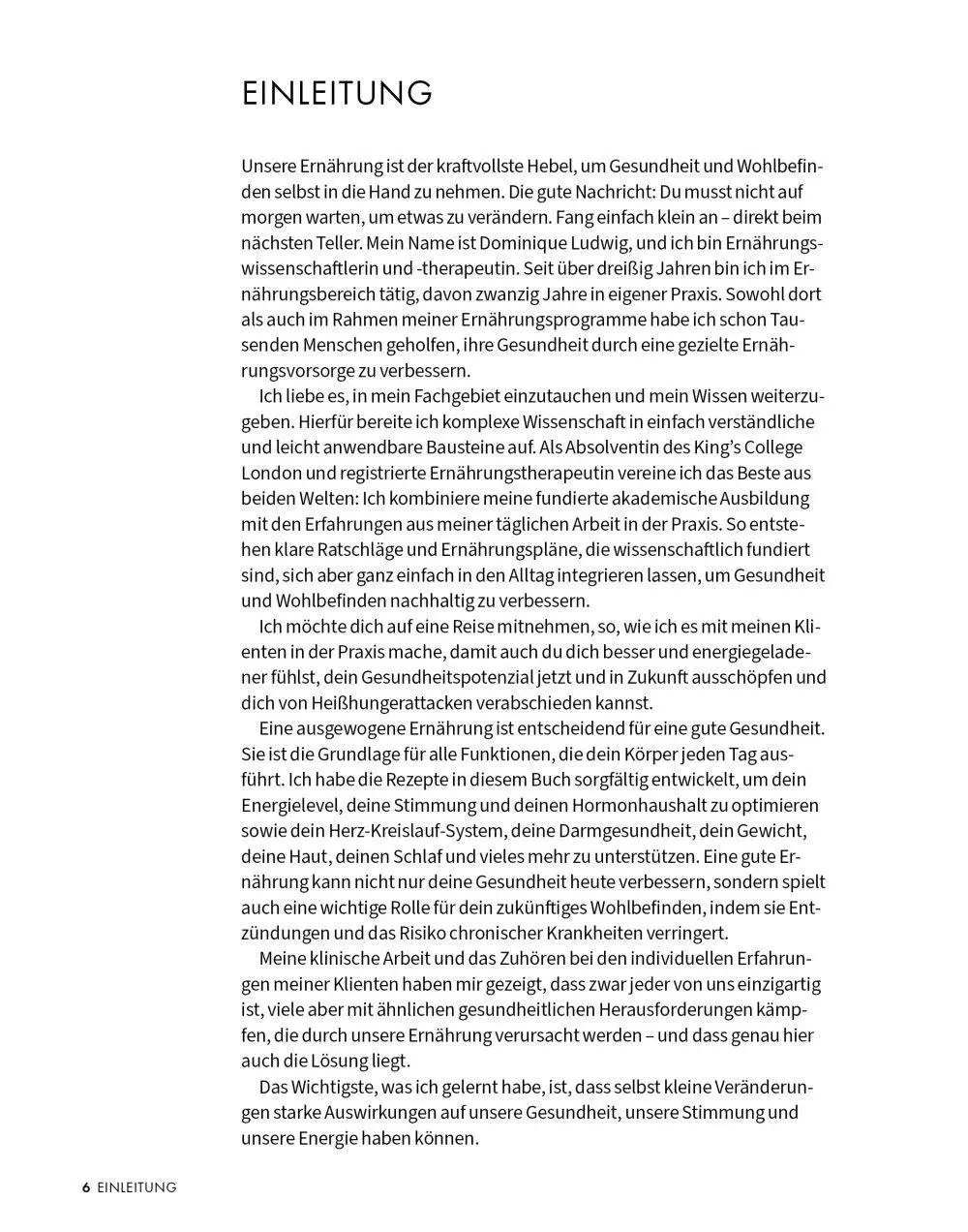 Bild: 9783910801189 | No-Nonsense Ernährung | Dominique Ludwig | Buch | 320 S. | Deutsch
