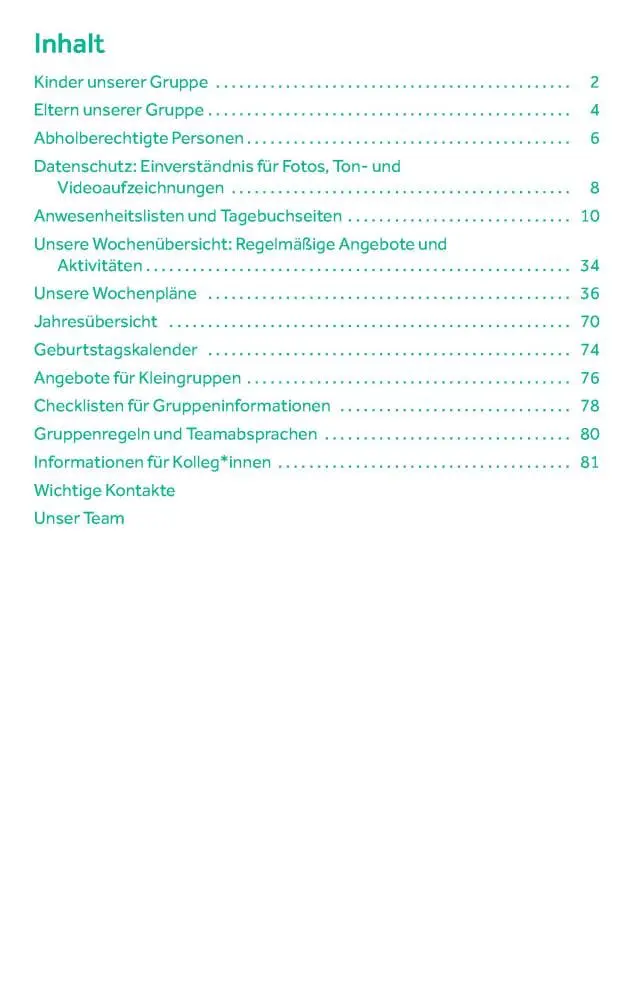 Bild: 4260694921289 | Das Kita-Gruppentagebuch (DIN A 4, Variante "Orange") | Broschüre