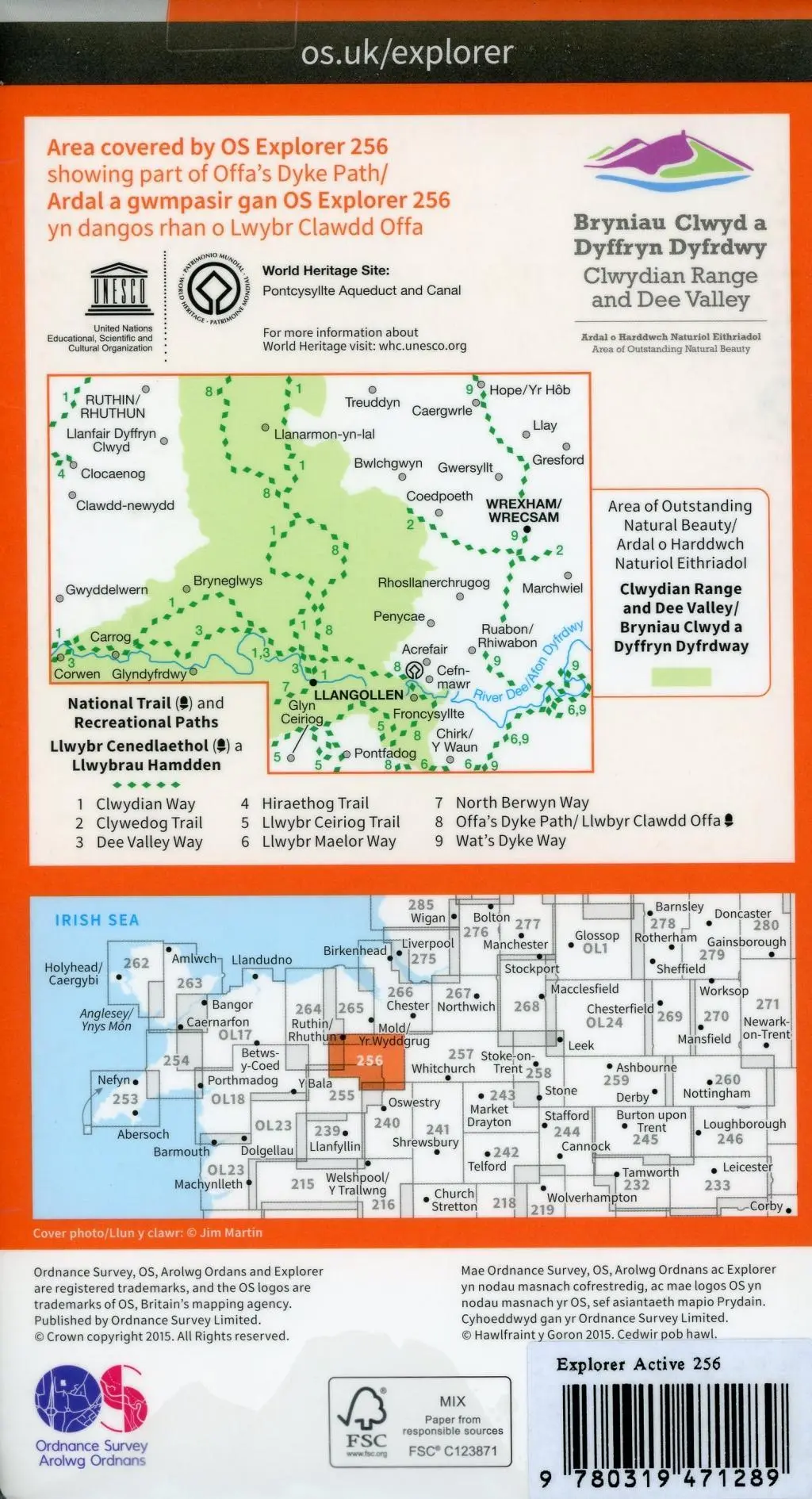 Bild: 9780319471289 | Wrexham | Ordnance Survey | (Land-)Karte | Karte/Landkarte | Englisch