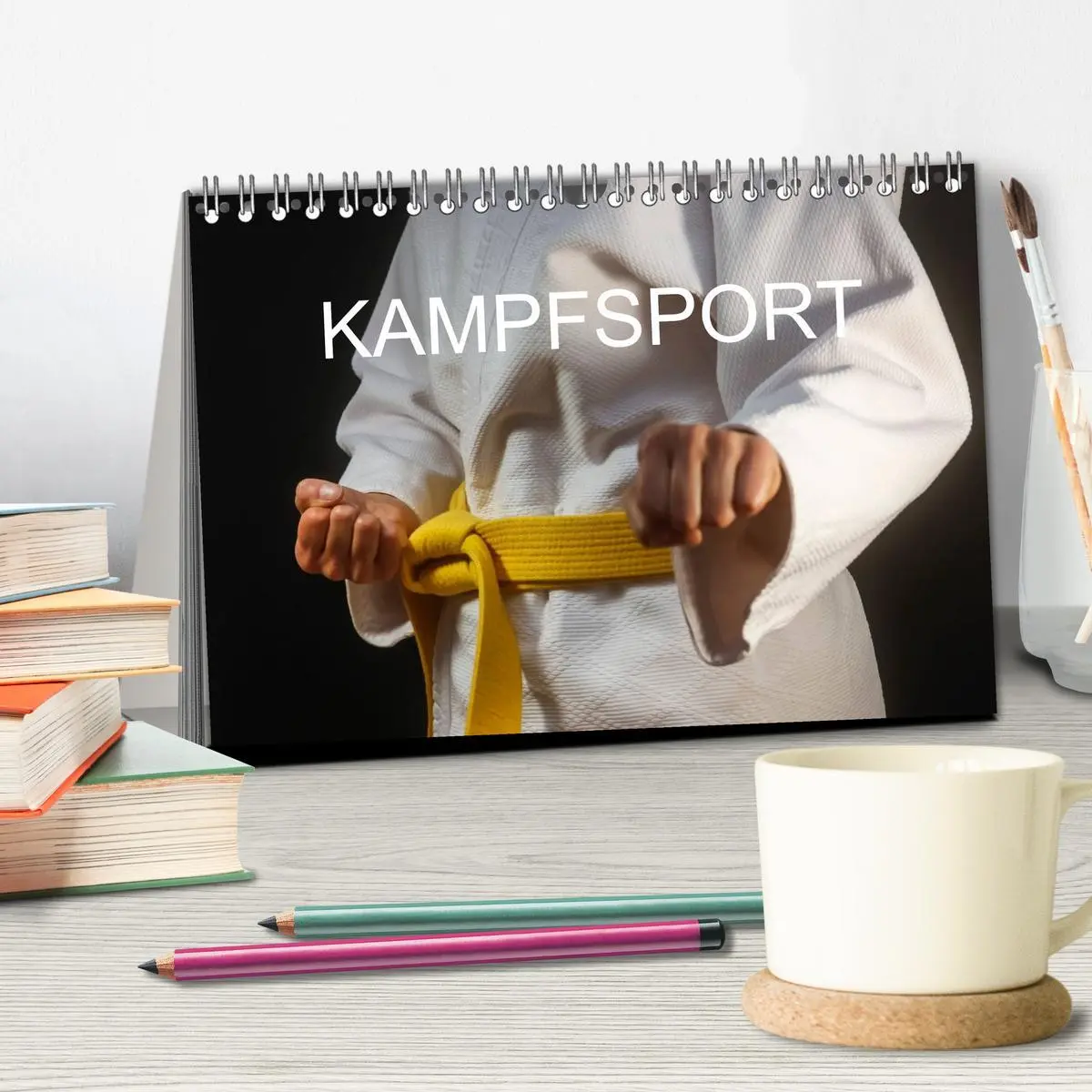 Bild: 9783435691289 | Kampfsport (Tischkalender 2025 DIN A5 quer), CALVENDO Monatskalender