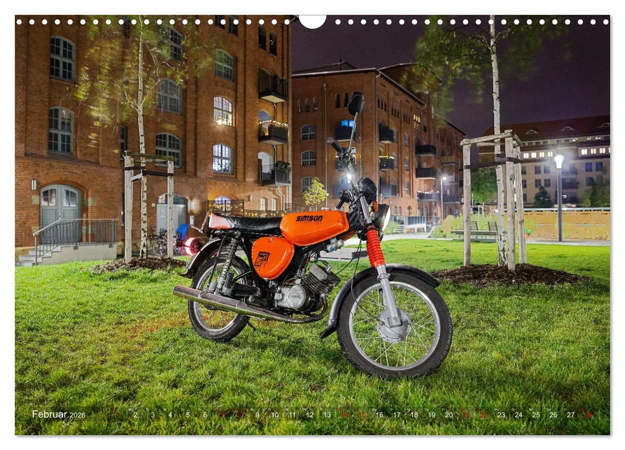Bild: 9783457611289 | Simson S51c (Wandkalender 2026 DIN A3 quer), CALVENDO Monatskalender