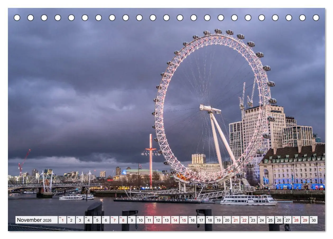 Bild: 9783457921289 | Großbritannien - London (Tischkalender 2026 DIN A5 quer), CALVENDO...