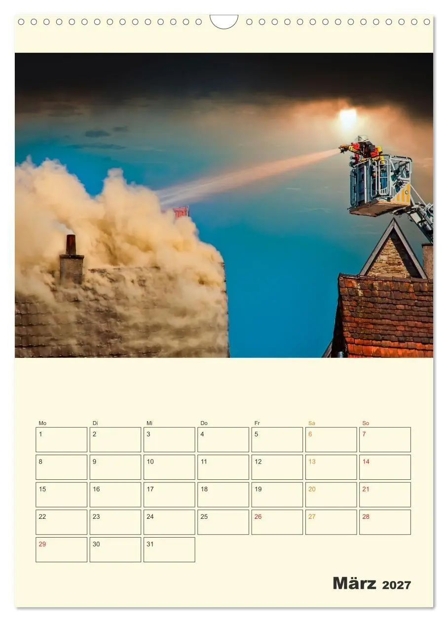 Bild: 9783569341289 | Feuerwehr - der Kalender (Wandkalender 2027 DIN A3 hoch), CALVENDO...