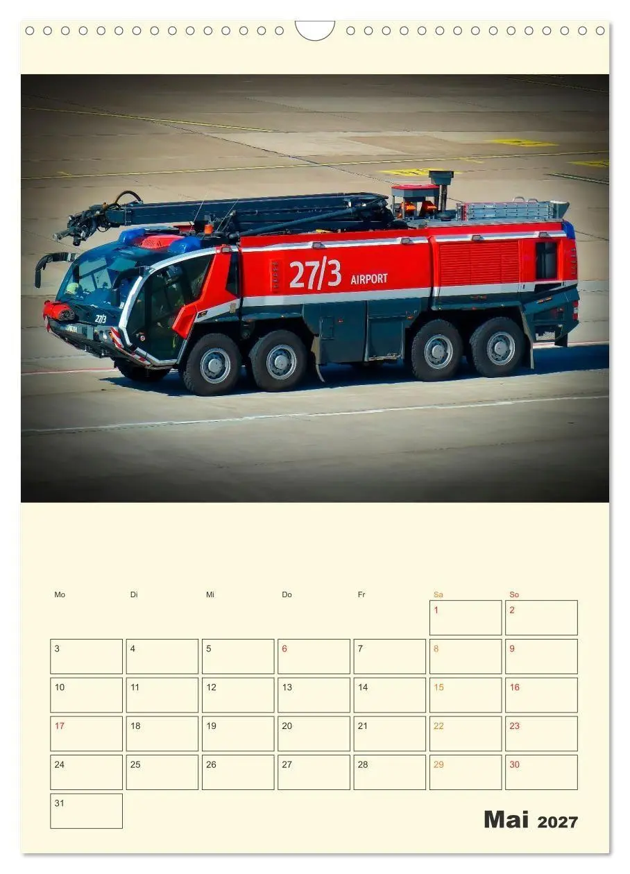 Bild: 9783569341289 | Feuerwehr - der Kalender (Wandkalender 2027 DIN A3 hoch), CALVENDO...