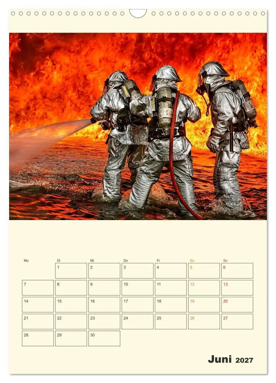Bild: 9783569341289 | Feuerwehr - der Kalender (Wandkalender 2027 DIN A3 hoch), CALVENDO...