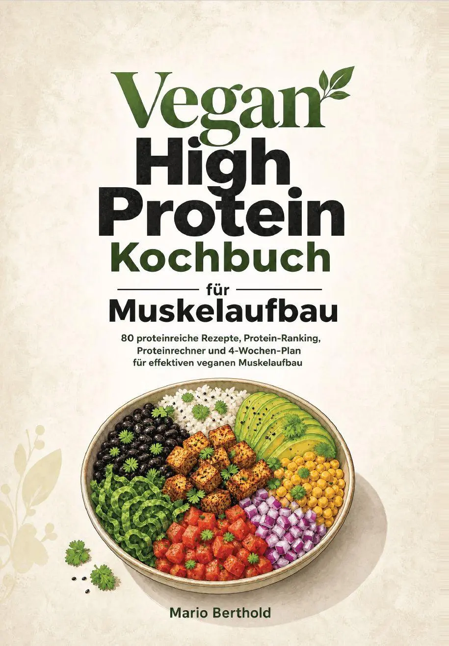 Cover: 9783690331289 | Vegan High Protein Kochbuch für Muskelaufbau | Mario Berthold | Buch