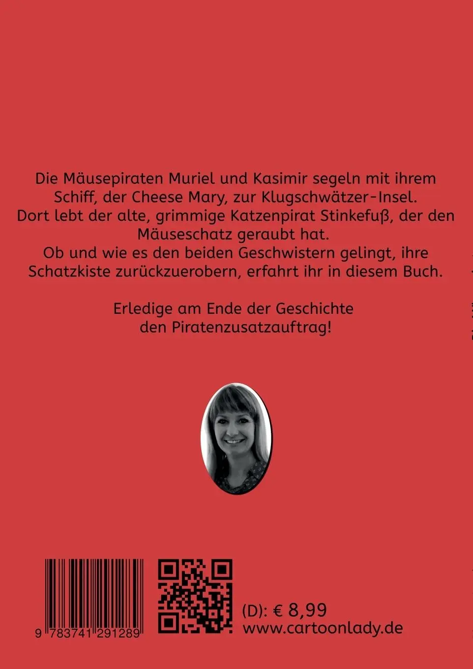 Rückseite: 9783741291289 | Die Mäusepiraten | Bianca Stuck | Taschenbuch | 76 S. | Deutsch | 2016