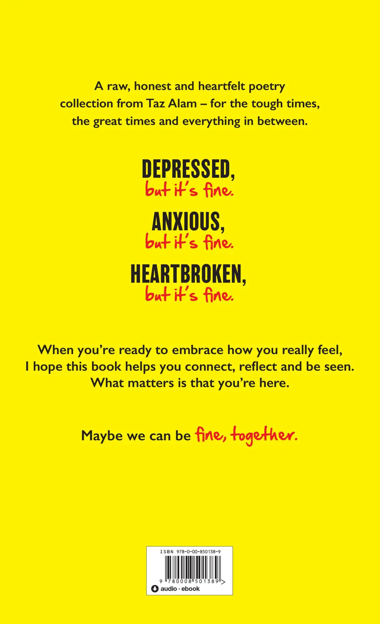 Bild: 9780008501389 | It's Fine, It's Fine, It's Fine | It'S Not | Taz Alam | Buch | 2021