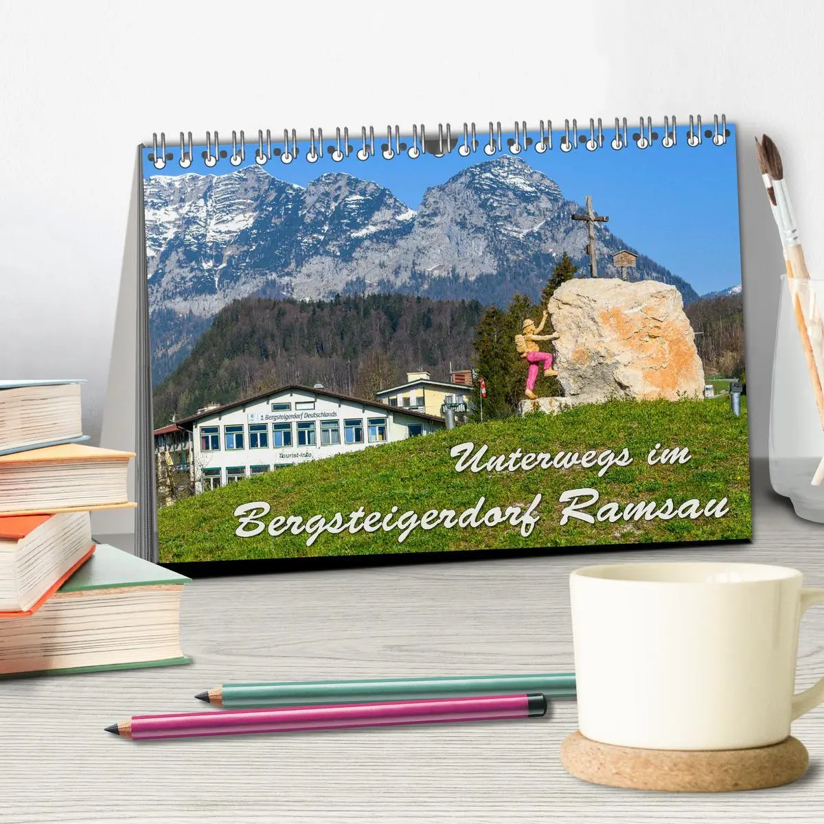 Bild: 9783457911389 | Unterwegs im Bergsteigerdorf Ramsau (Tischkalender 2026 DIN A5...