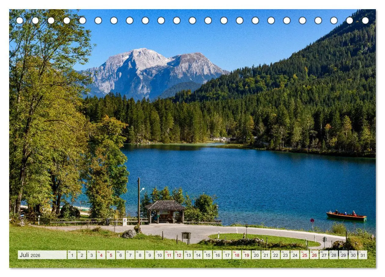 Bild: 9783457911389 | Unterwegs im Bergsteigerdorf Ramsau (Tischkalender 2026 DIN A5...