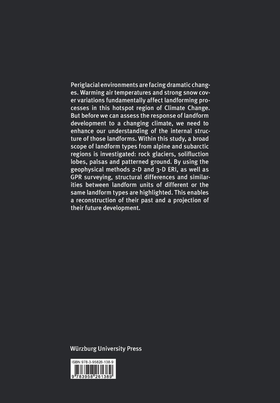 Rückseite: 9783958261389 | The Internal Structure of Periglacial Landforms | Emmert | Taschenbuch