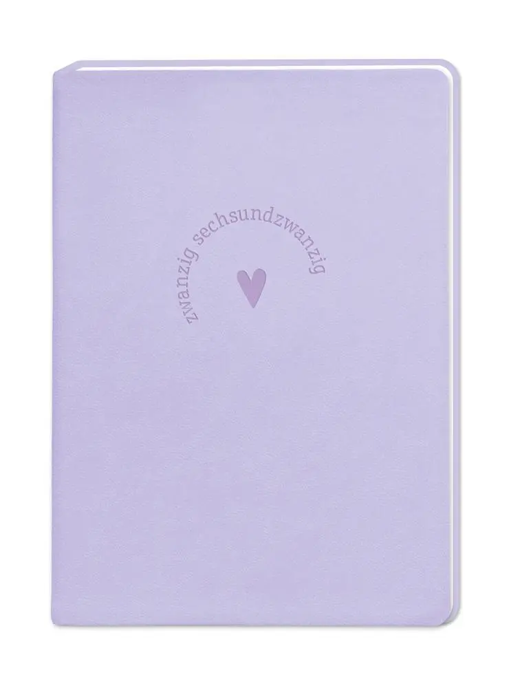 Cover: 9783986361389 | Terminplaner Lederlook 2026 Lavender | Terminplaner Lederlook A6