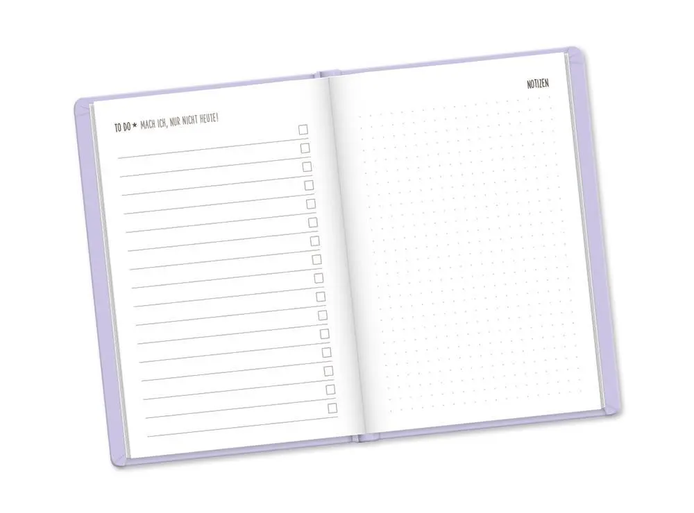 Bild: 9783986361389 | Terminplaner Lederlook 2026 Lavender | Terminplaner Lederlook A6
