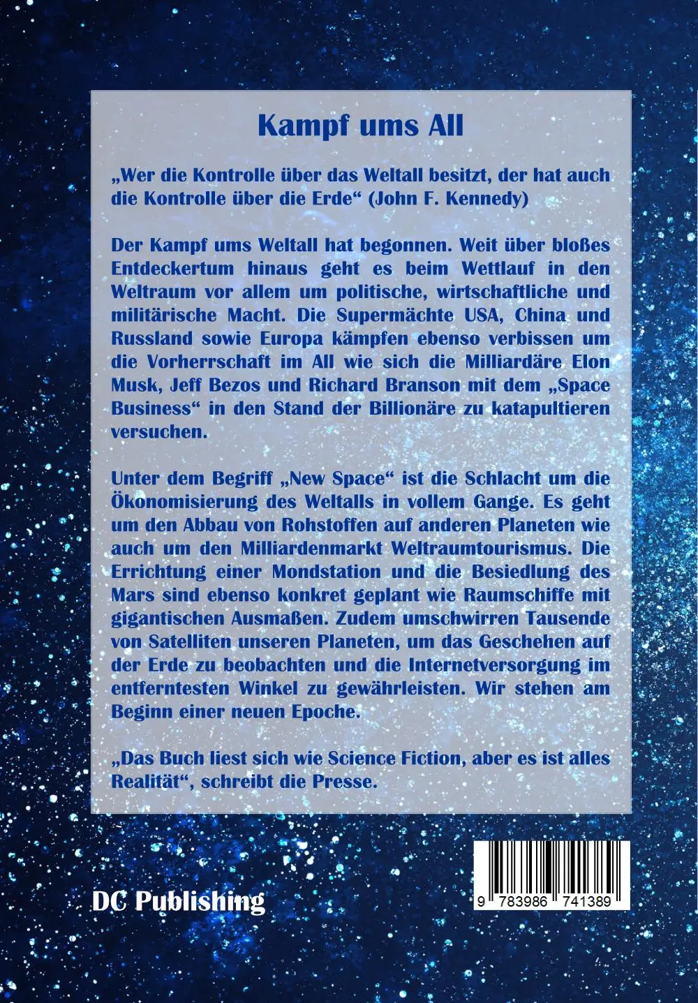 Rückseite: 9783986741389 | Kampf ums All | Andreas Dripke (u. a.) | Taschenbuch | 320 S. | 2025