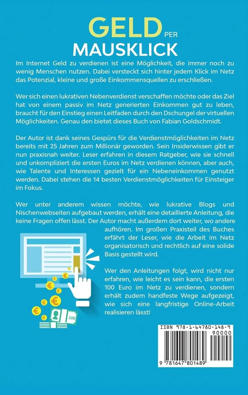 Rückseite: 9781647801489 | Geld per Mausklick | Fabian Goldschmidt | Buch | 2020