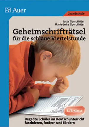 Cover: 9783403061489 | Geheimschrifträtsel für die schlaue Viertelstunde | Broschüre | 78 S.