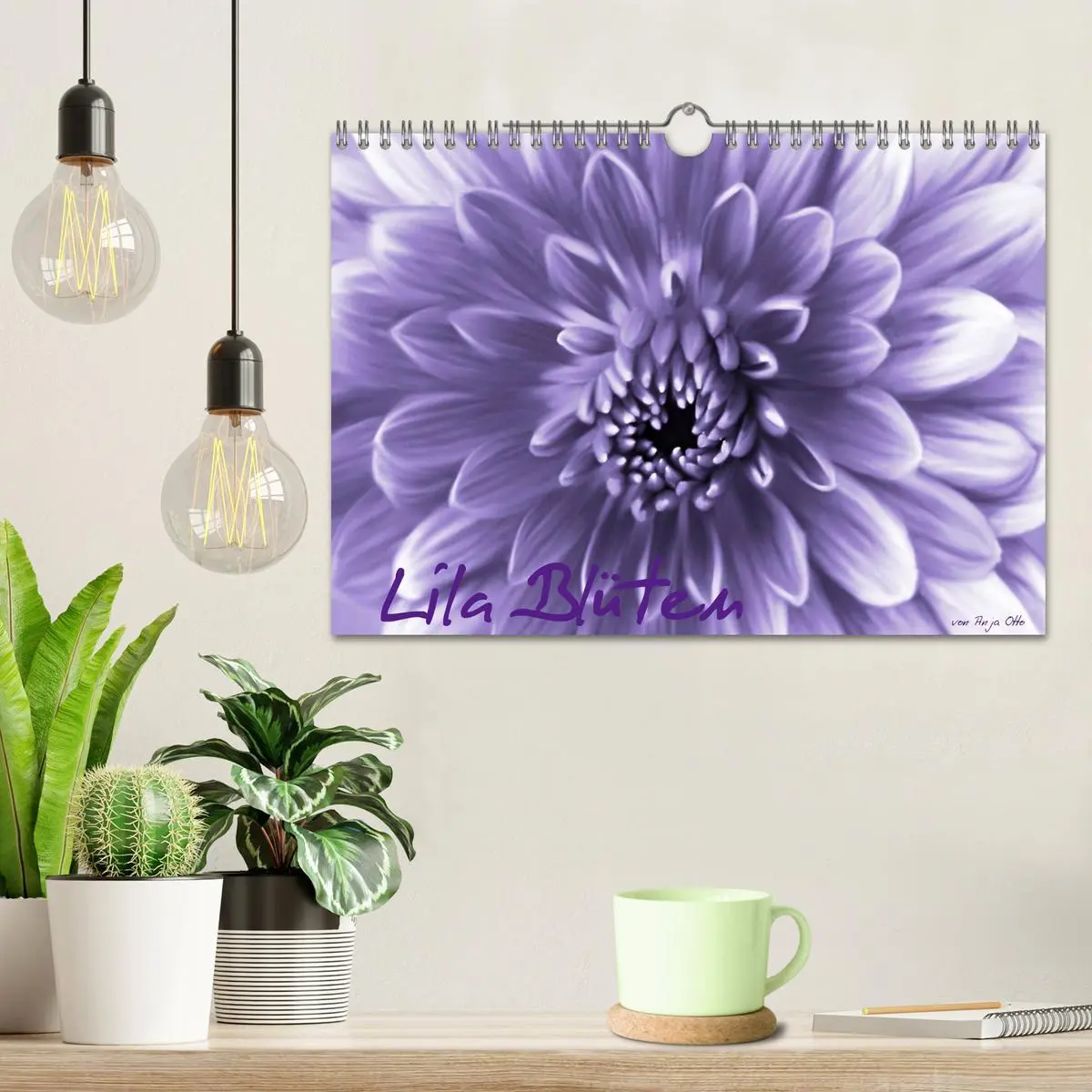 Bild: 9783516231489 | Lila Blüten (Wandkalender 2026 DIN A4 quer), CALVENDO Monatskalender