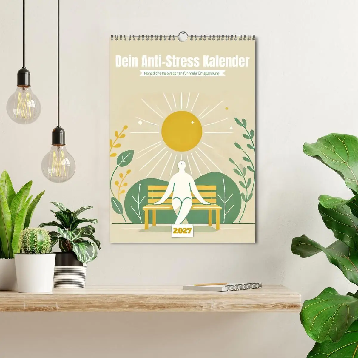 Bild: 9783516781489 | Dein Anti-Stress Kalender - Monatliche Inspirationen für mehr...