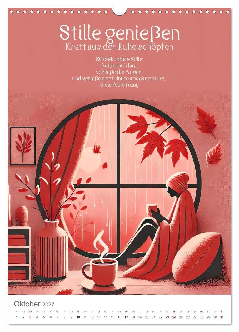 Bild: 9783516781489 | Dein Anti-Stress Kalender - Monatliche Inspirationen für mehr...