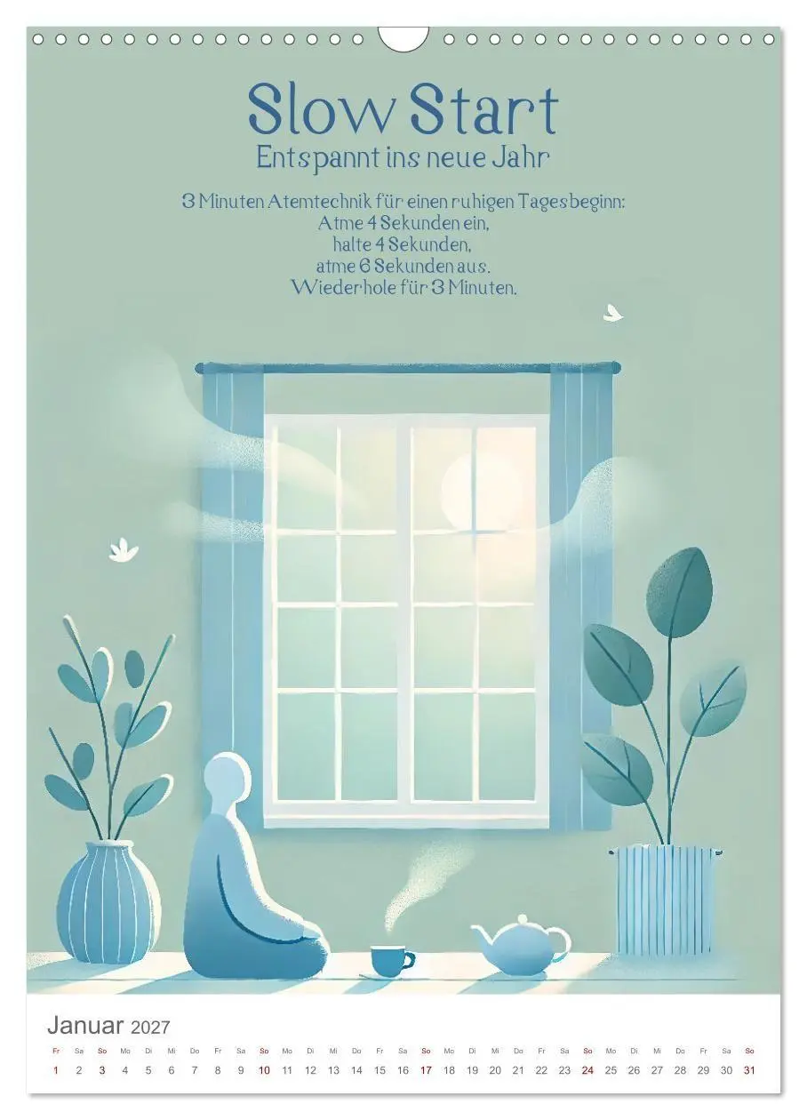Bild: 9783516781489 | Dein Anti-Stress Kalender - Monatliche Inspirationen für mehr...