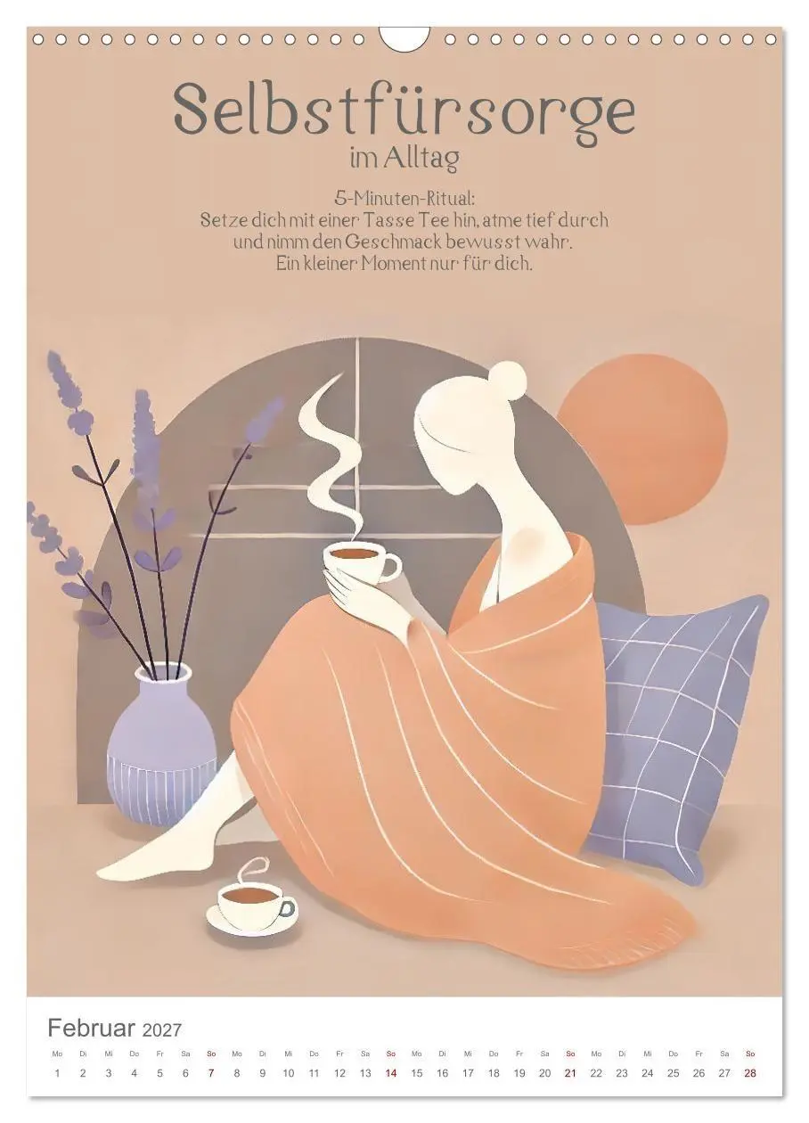 Bild: 9783516781489 | Dein Anti-Stress Kalender - Monatliche Inspirationen für mehr...