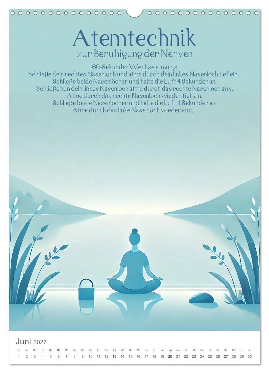 Bild: 9783516781489 | Dein Anti-Stress Kalender - Monatliche Inspirationen für mehr...