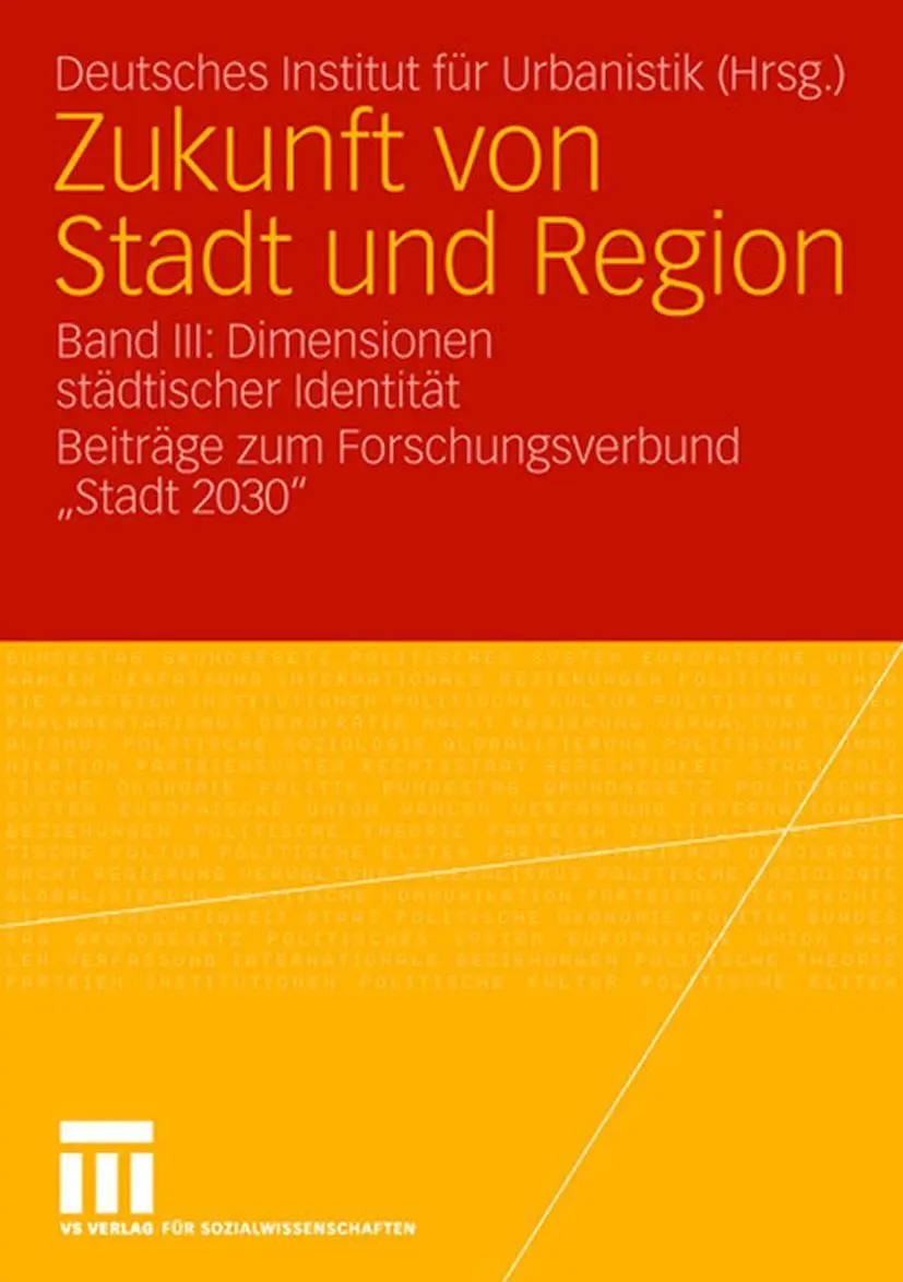 Cover: 9783531151489 | Zukunft von Stadt und Region | Deutsches Institut f. Urbanistik | Buch