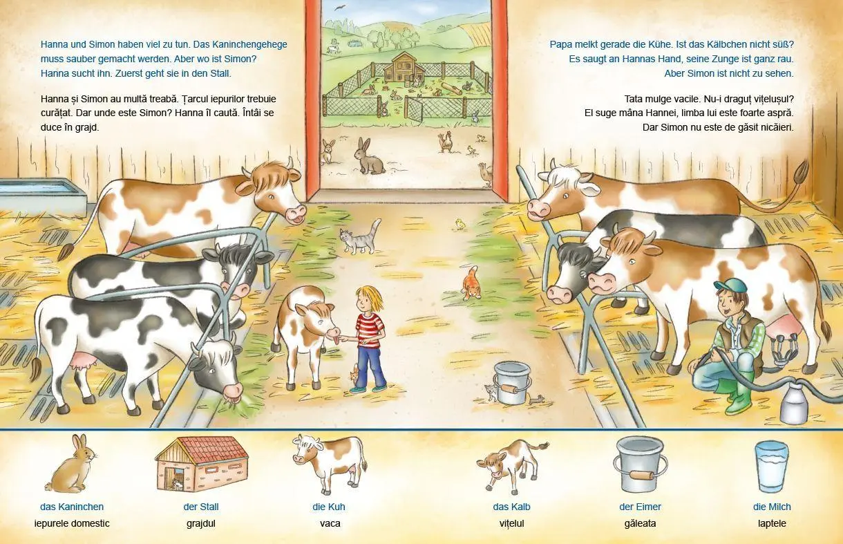 Bild: 9783695051489 | Auf dem Bauernhof (Deutsch-Rumänisch) | Zweisprachiges Kinderbuch