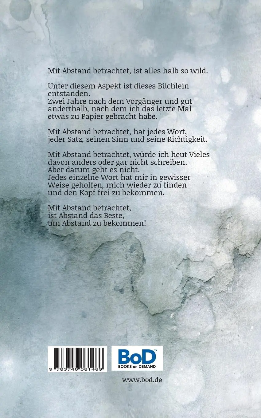 Rückseite: 9783746081489 | Irgendwo Dazwischen | Felix Hahn | Taschenbuch | 48 S. | Deutsch