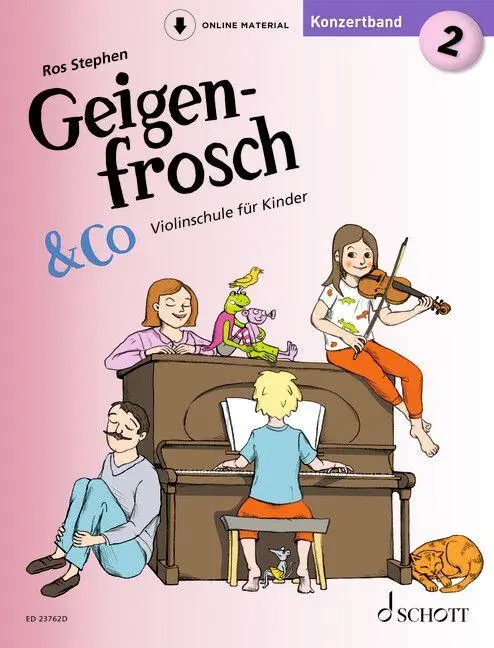 Cover: 9783795731489 | Geigenfrosch &amp; Co: Konzertbuch 2 | 2. Violine und Klavier. | Stephen