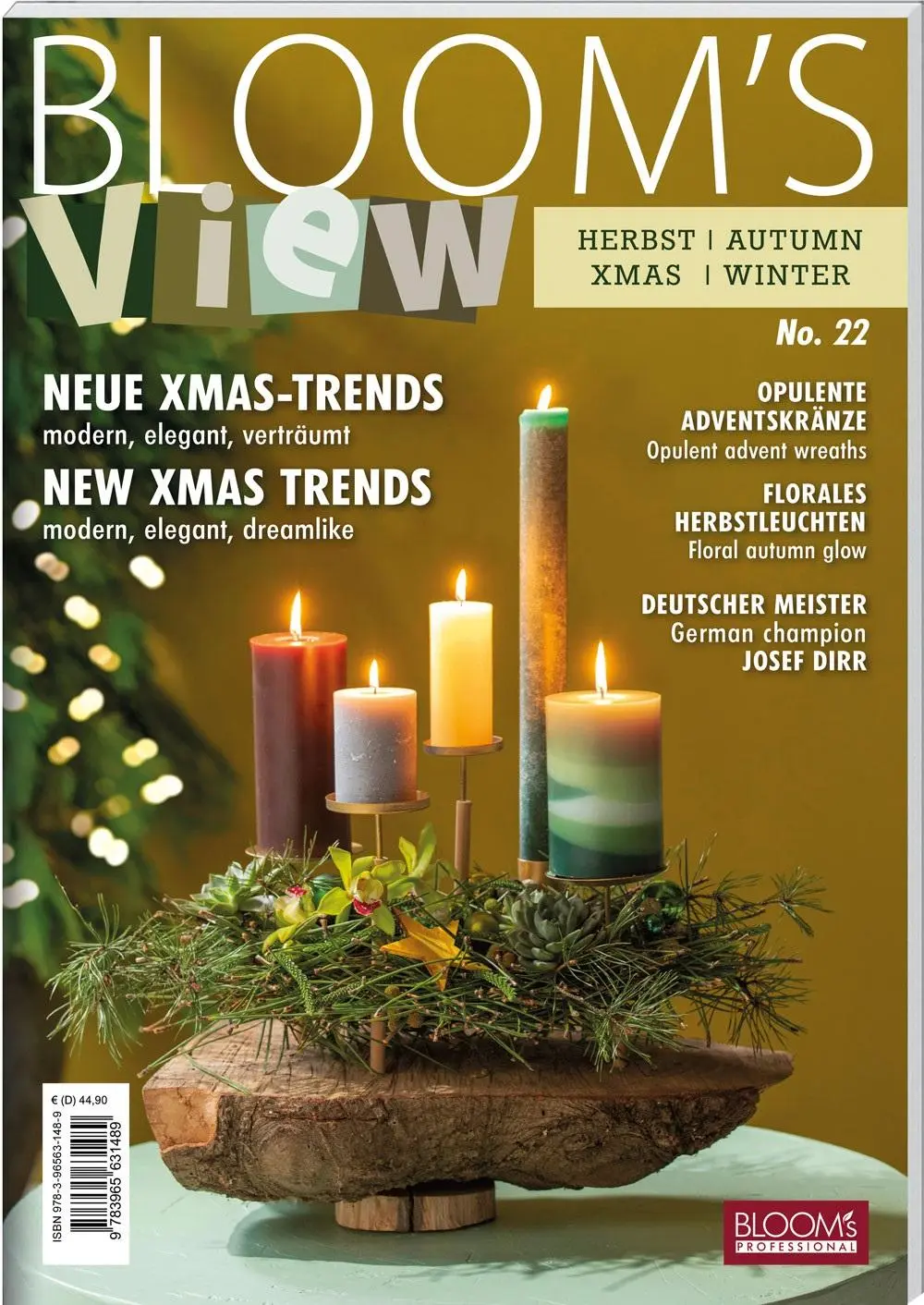 Cover: 9783965631489 | BLOOM's VIEW 2/2025 (No.22) | Herbst/Winter/Weihnachten | Team BLOOM's
