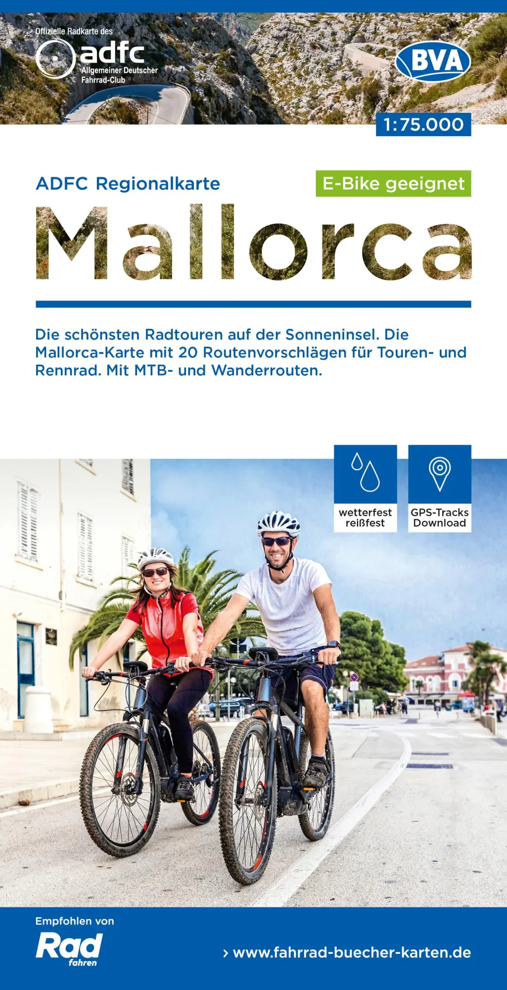 Cover: 9783969901489 | ADFC-Regionalkarte Mallorca, 1:75.000, reiß- und wetterfest,...
