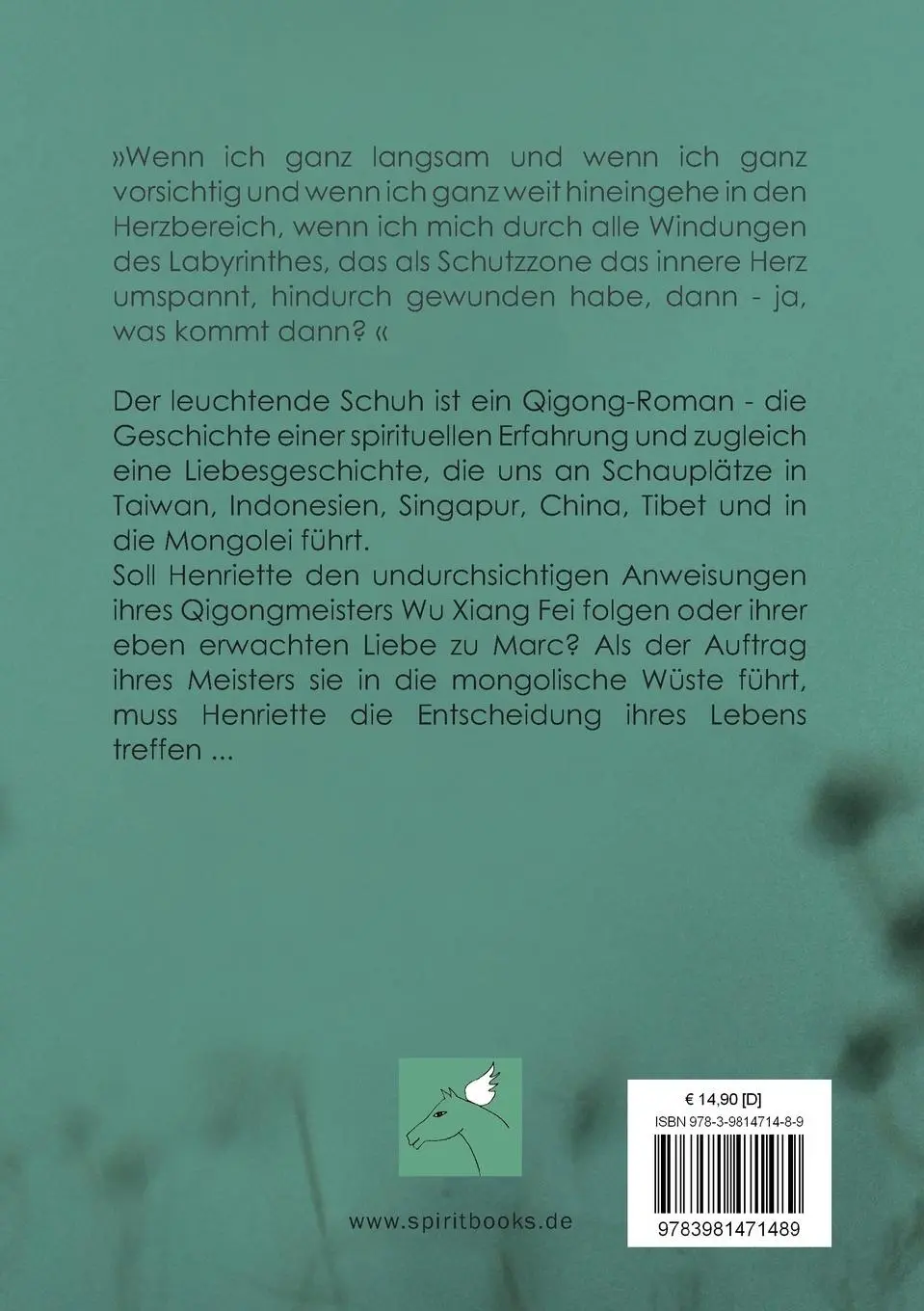 Rückseite: 9783981471489 | Der leuchtende Schuh | Heike Gäßler | Heike Gäßler | Taschenbuch