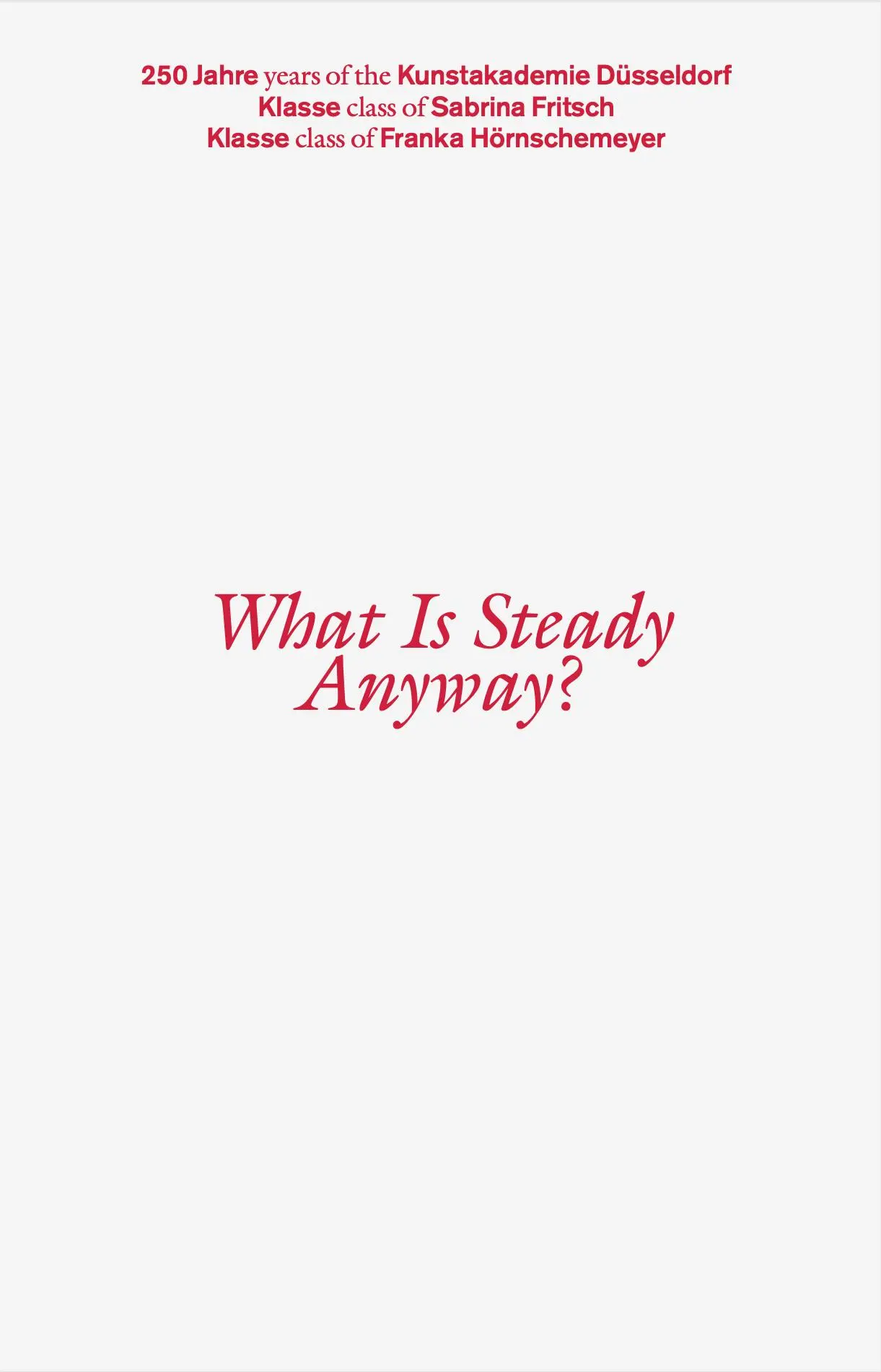 What Is Steady Anyway? - Neuware
