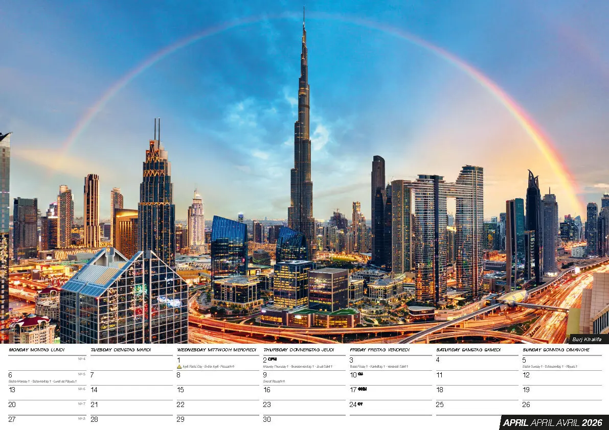 Bild: 9798893611489 | Dubai 2026 Offizieller Kalender | Kalender | 14 S. | Deutsch | 2026