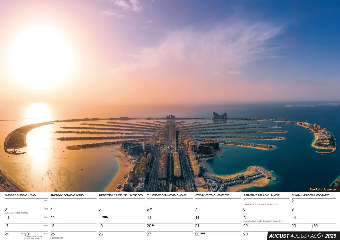 Bild: 9798893611489 | Dubai 2026 Offizieller Kalender | Kalender | 14 S. | Deutsch | 2026
