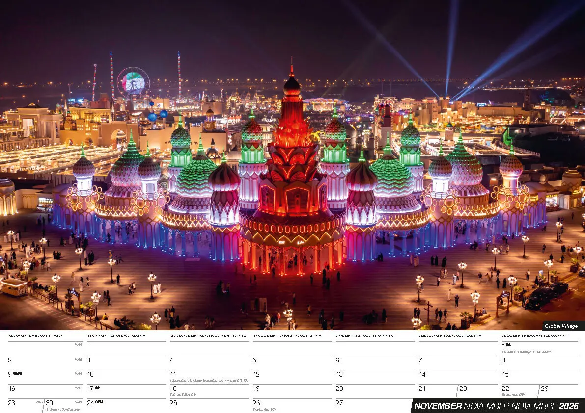 Bild: 9798893611489 | Dubai 2026 Offizieller Kalender | Kalender | 14 S. | Deutsch | 2026