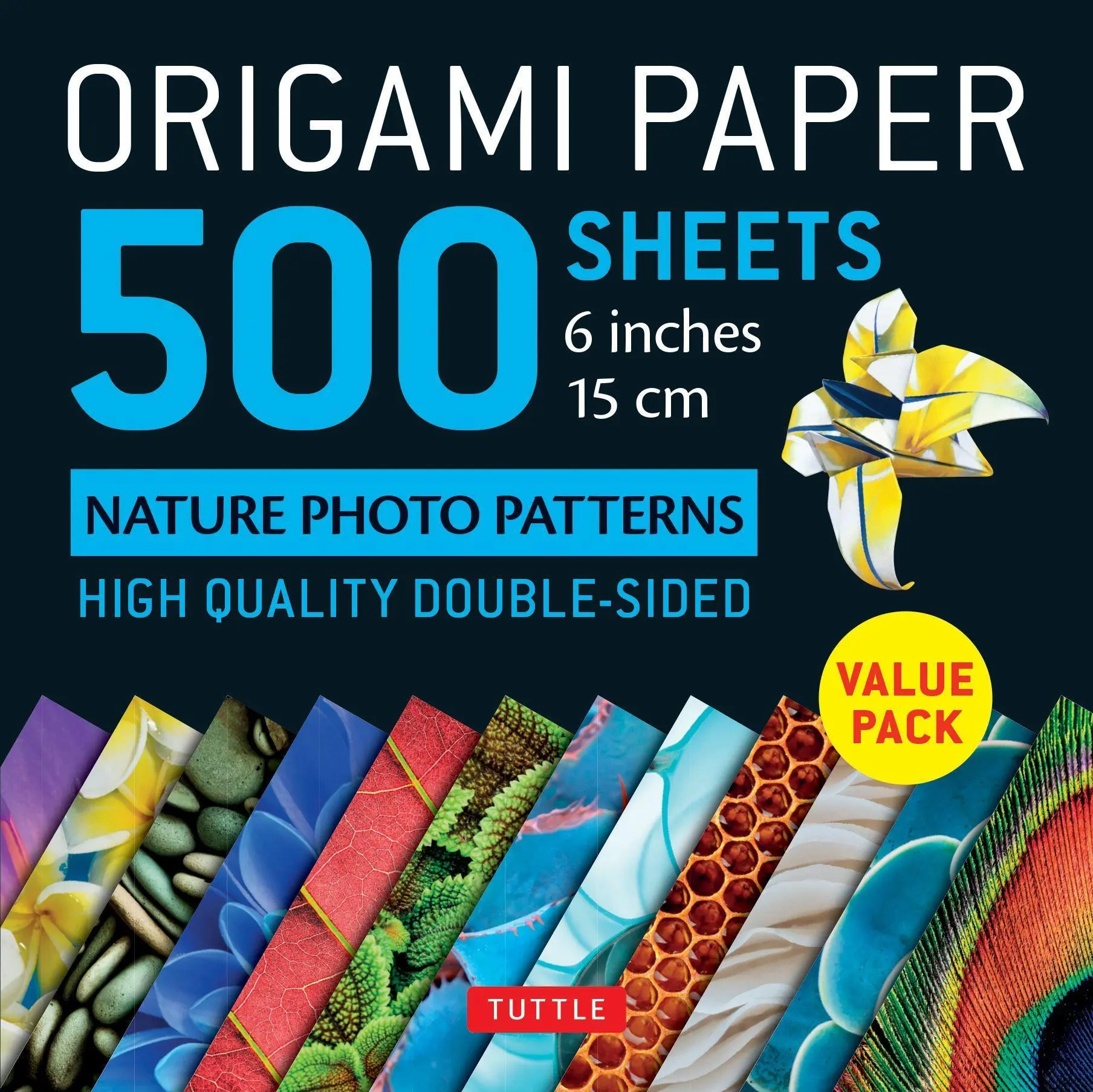Cover: 9780804851589 | Origami Paper 500 Sheets Nature Photo Patterns 6 (15 CM) | Studio