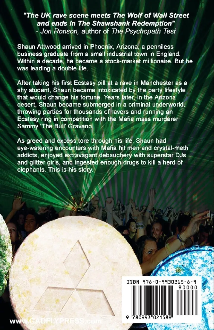 Rückseite: 9780993021589 | Party Time | Raving Arizona | Shaun Attwood | Taschenbuch | Englisch