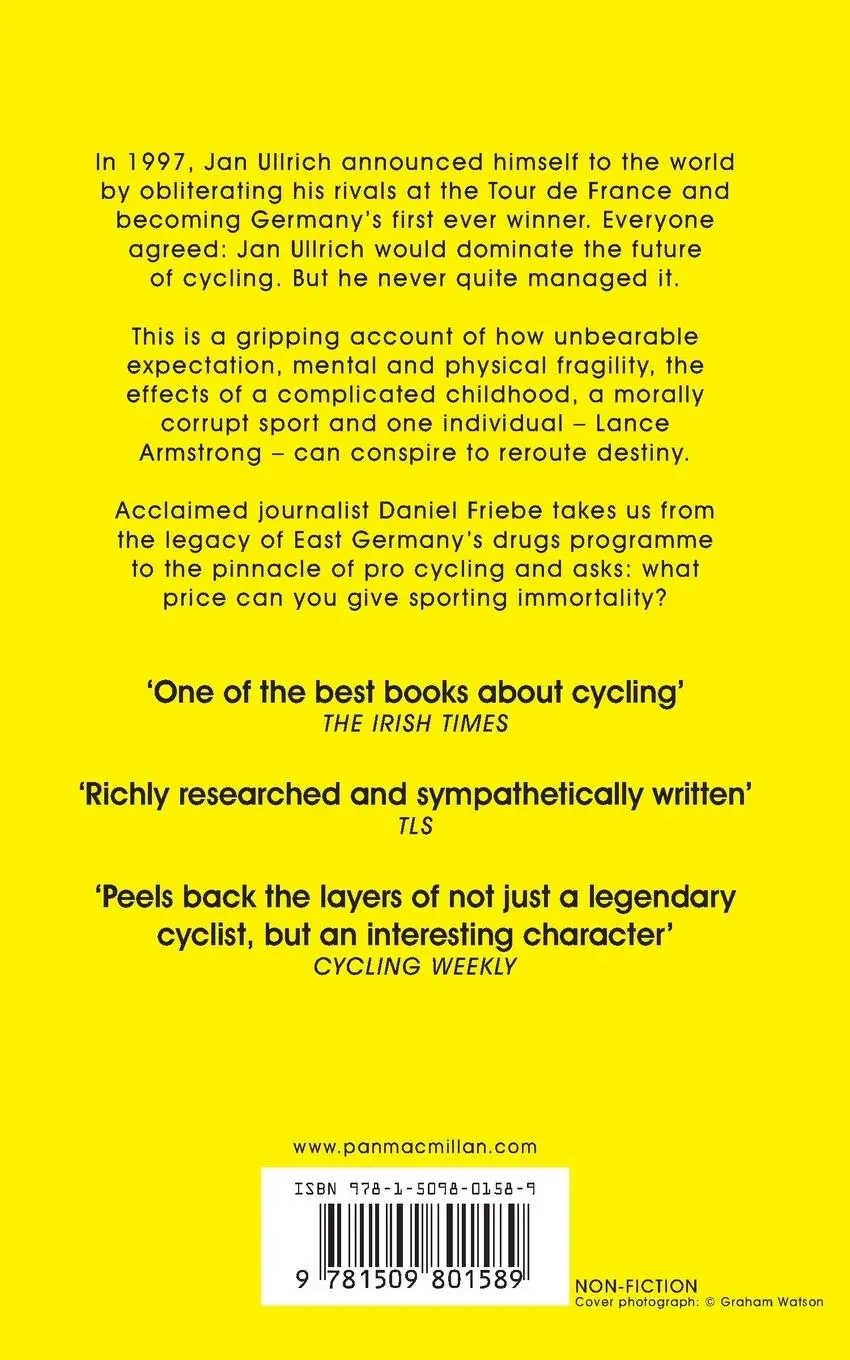 Rückseite: 9781509801589 | Jan Ullrich | The Best There Never Was | Daniel Friebe | Taschenbuch