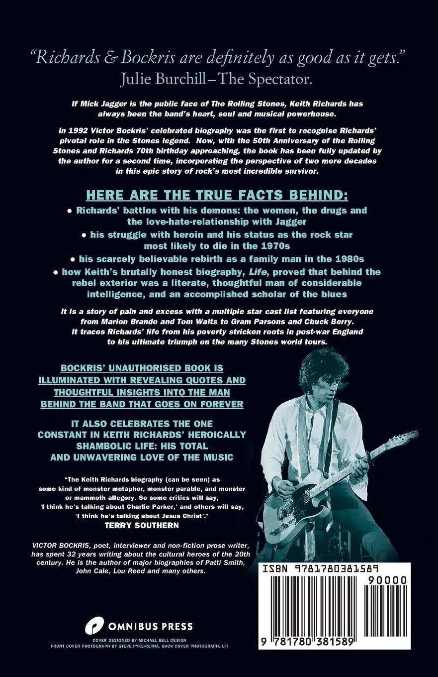 Rückseite: 9781780381589 | Keith Richards | The Unauthorised Biography | Victor Bockris | Buch