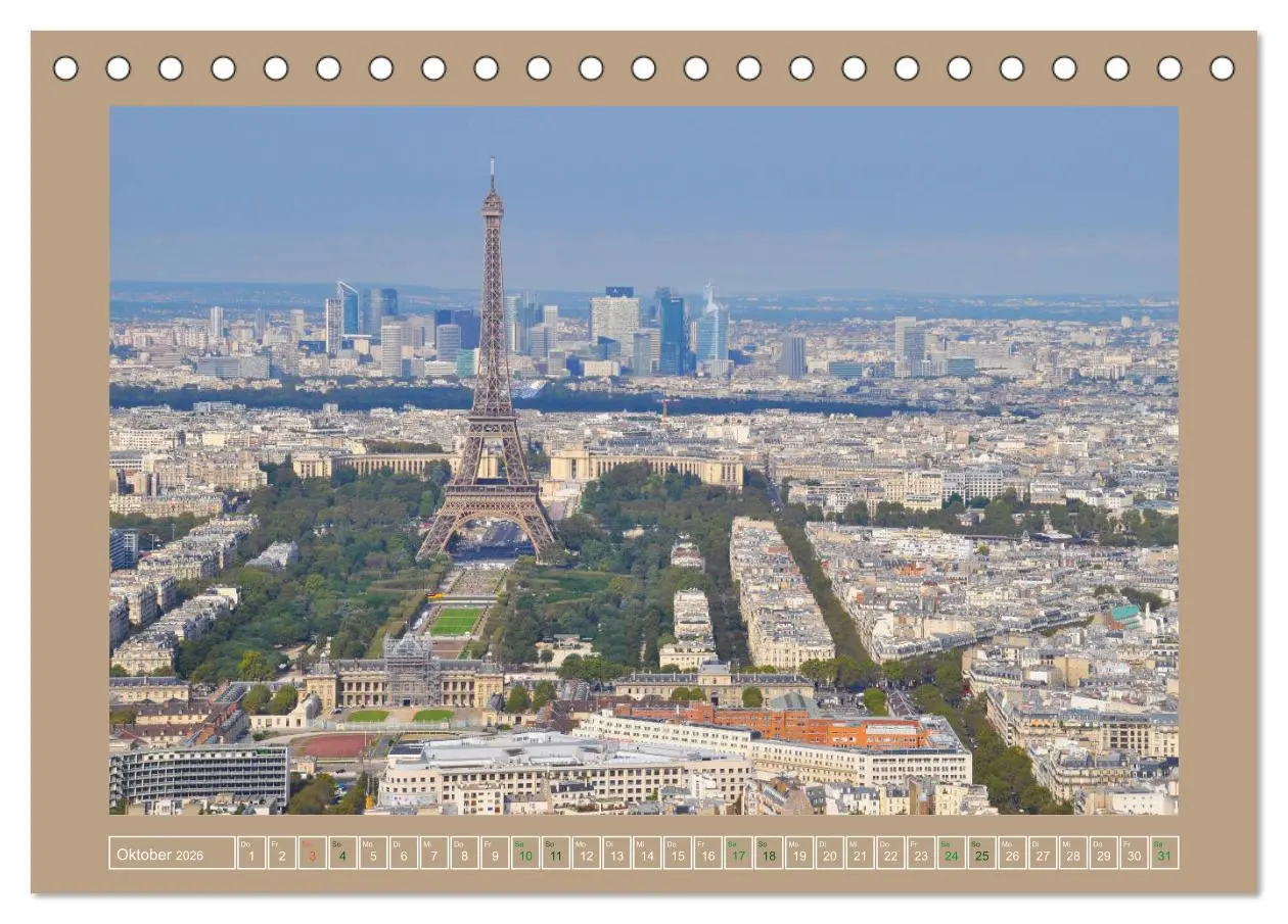 Bild: 9783457681589 | Erlebe mit mir die Dächer von Paris (Tischkalender 2026 DIN A5...
