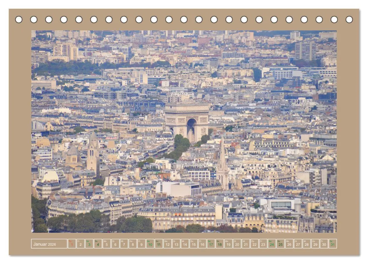 Bild: 9783457681589 | Erlebe mit mir die Dächer von Paris (Tischkalender 2026 DIN A5...