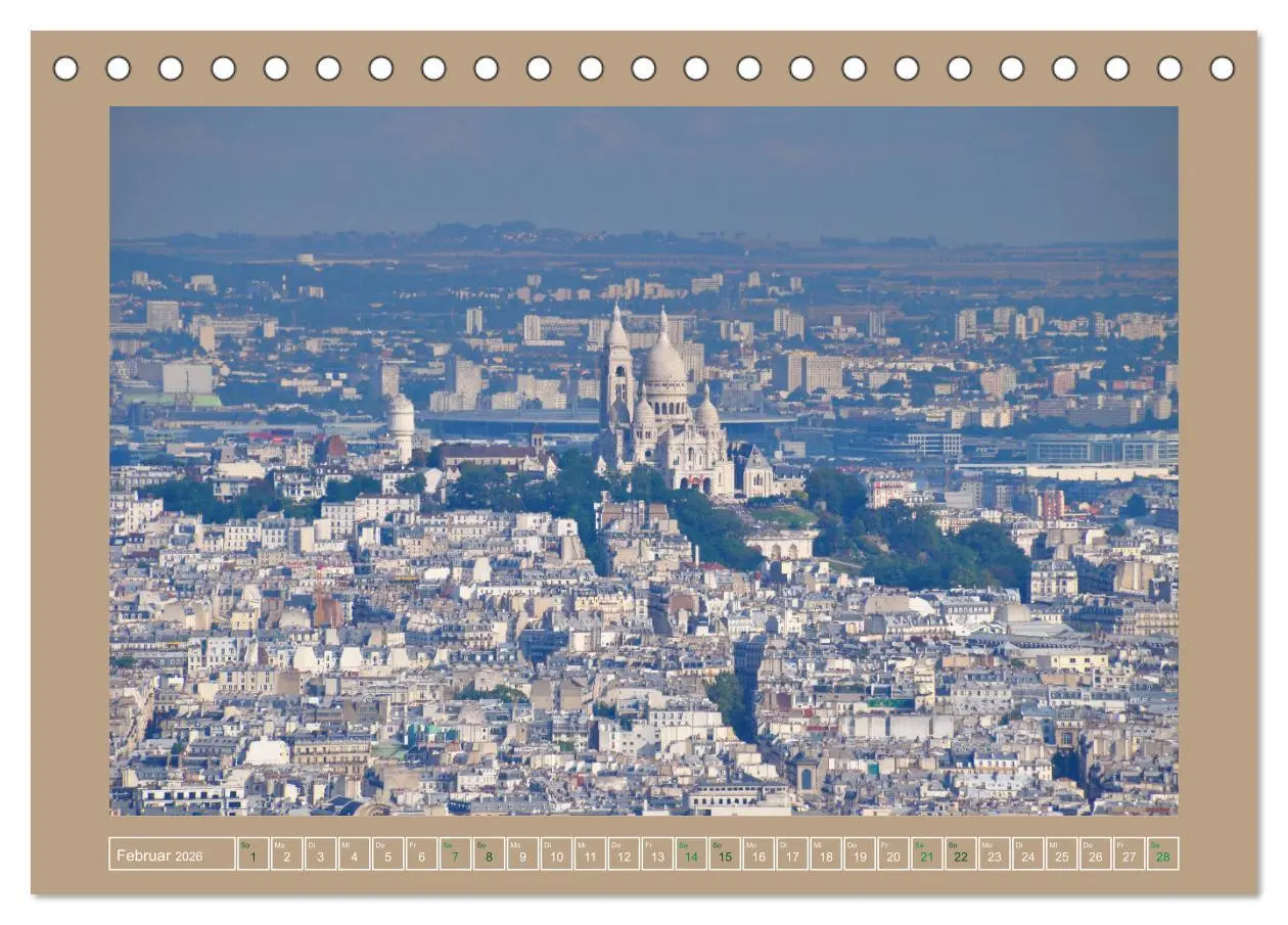 Bild: 9783457681589 | Erlebe mit mir die Dächer von Paris (Tischkalender 2026 DIN A5...