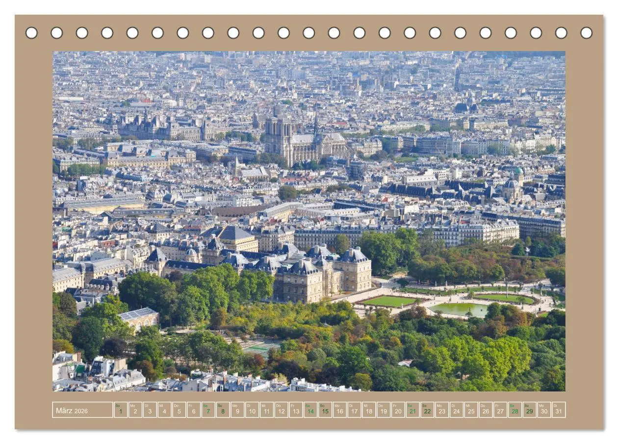 Bild: 9783457681589 | Erlebe mit mir die Dächer von Paris (Tischkalender 2026 DIN A5...