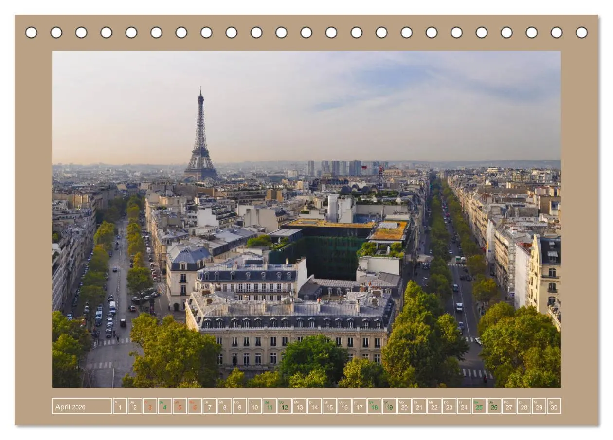 Bild: 9783457681589 | Erlebe mit mir die Dächer von Paris (Tischkalender 2026 DIN A5...