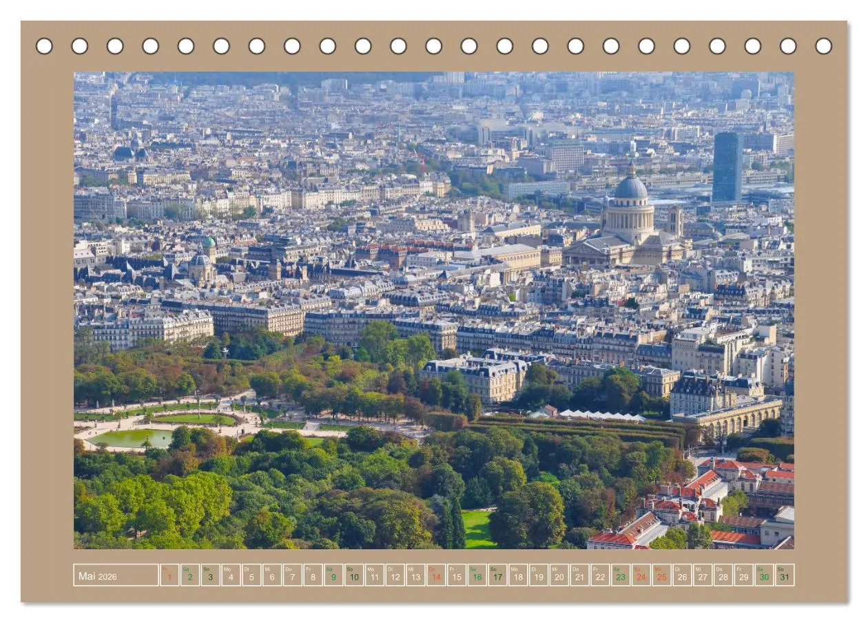 Bild: 9783457681589 | Erlebe mit mir die Dächer von Paris (Tischkalender 2026 DIN A5...