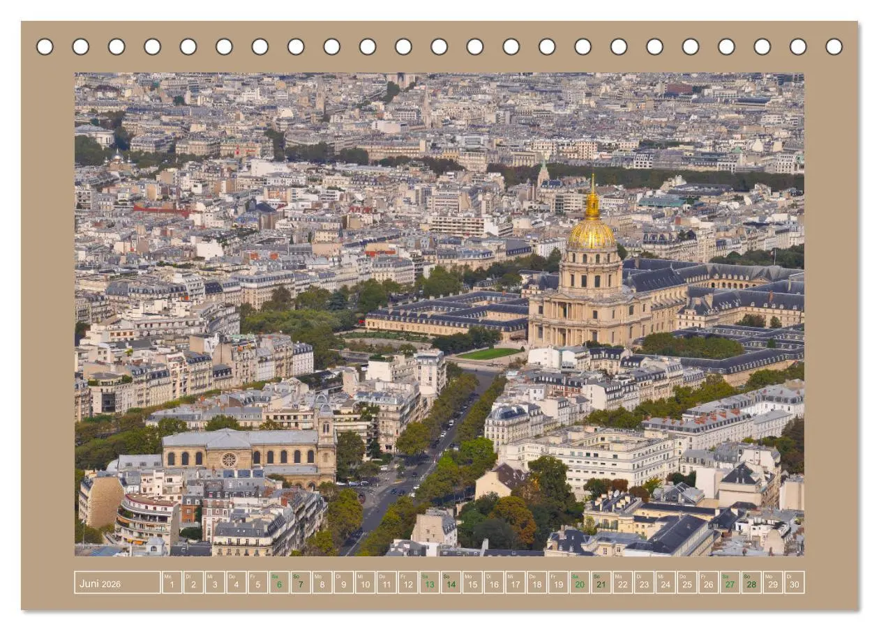 Bild: 9783457681589 | Erlebe mit mir die Dächer von Paris (Tischkalender 2026 DIN A5...