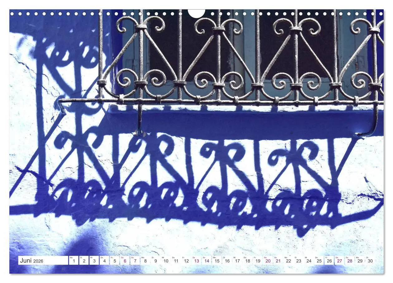 Bild: 9783457821589 | Chefchaouen - Blue Details (Wandkalender 2026 DIN A3 quer),...